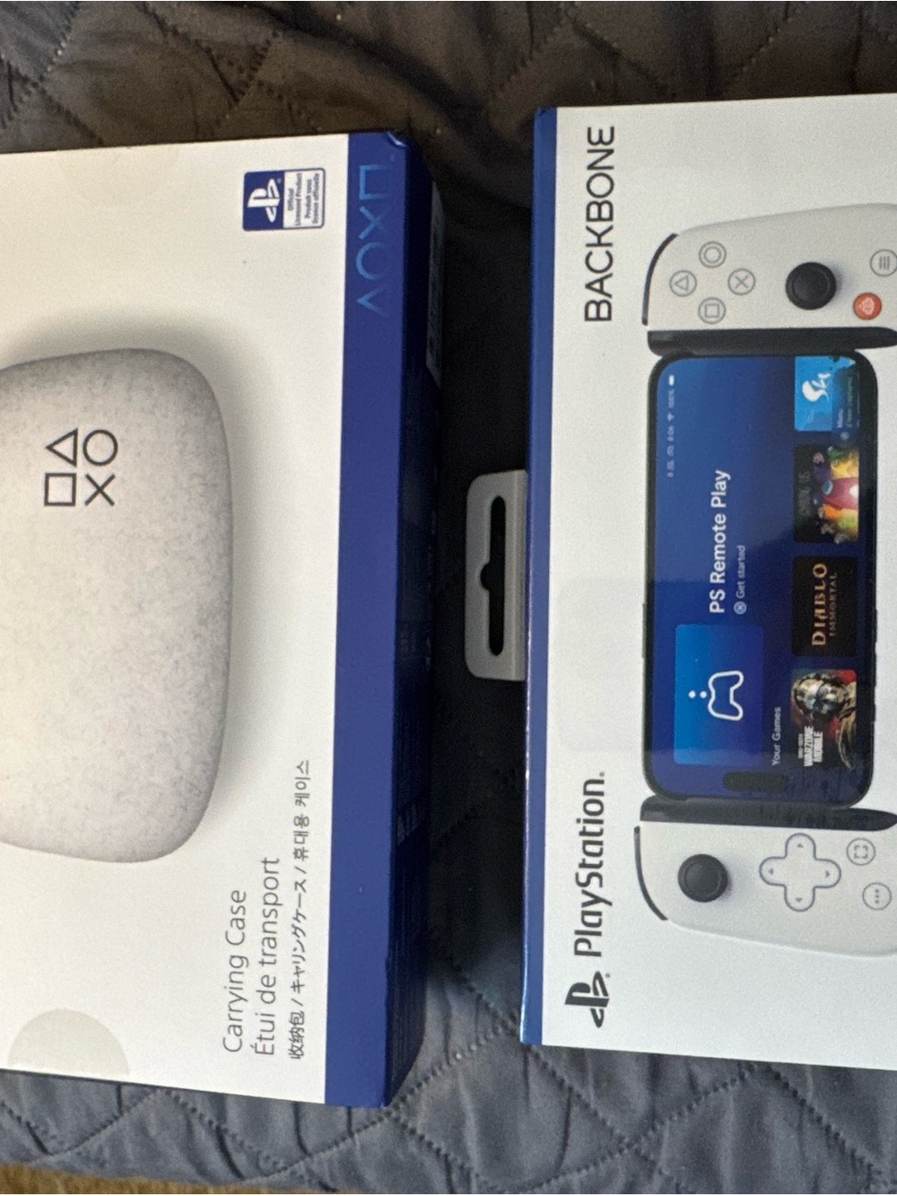 Sony White Carrying Case and Backbone Mobile Controller Bundle